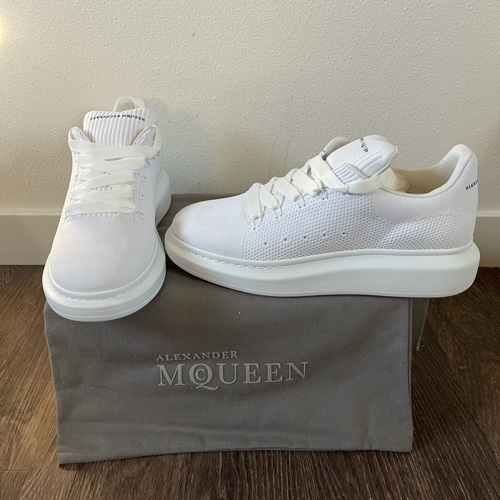 Alexander McQueen Wedge Sole Knit Sneaker